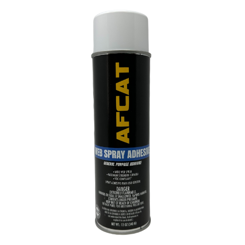 Web Spray Adhesive, AFCAT, 12/12 oz