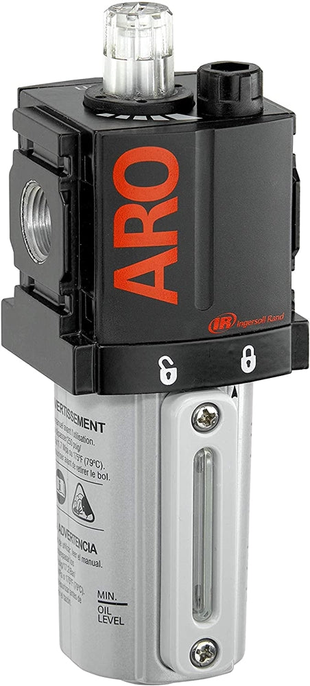 ARO L36121-100-VS Air Line Lubricator, 1/4" NPT - 150 psi Max Inlet